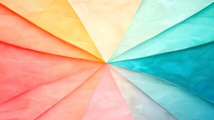 Poster - Soft Pastel Gradient Texture with Radial Color Pattern