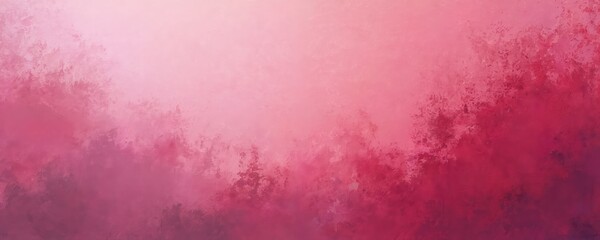 Poster - Abstract pink textured background with brush strokes. Gradient shades of red, purple, pink colors create artistic digital design. Textured art for design, wallpaper, poster. Grunge style backdrop.
