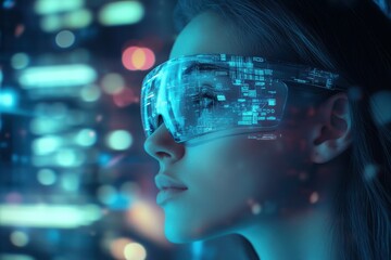 Poster - a digital assistant embedded in a pair of smart glasses, providing augmented reality experiences.