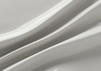 Aufkleber - Abstract White Glossy Background with Smooth Wavy Texture perfect for modern websites and professional presentations