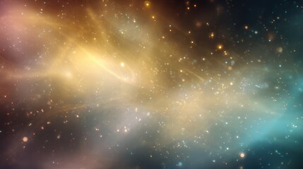 Aufkleber - Abstract astrophysics-inspired design with radiant energy and starfield blend.