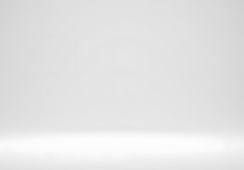 Poster - Clean White Gradient Background for Minimalist Design, Product Display, and Website Banners