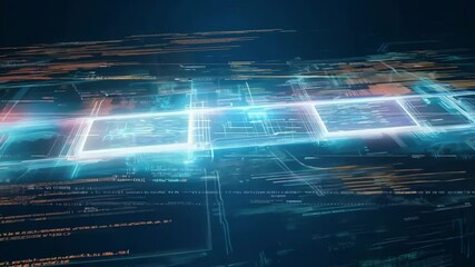 abstract background with binary code