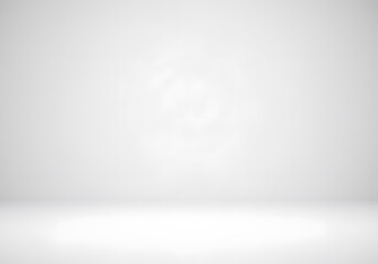 Poster - Clean White Studio Room Background, Empty Stage Design for Product Presentation, Website Banners, and Minimalist Layouts