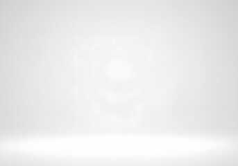 Poster - Clean White and Grey Gradient Background with Subtle Light Swirl Pattern for Product Display, Minimalist Websites, and Presentations