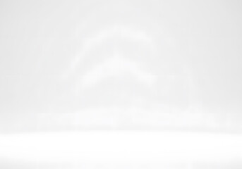 Poster - Clean white studio background with subtle light pattern, ideal backdrop for product photography, website content, presentations, seamless