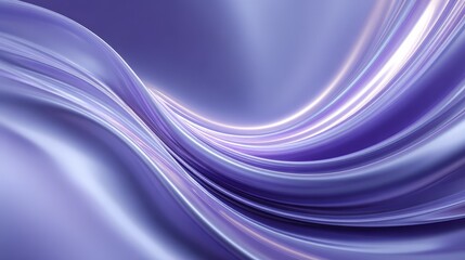 Poster - Abstract flowing lines in soft purple tones create a smooth, elegant texture.