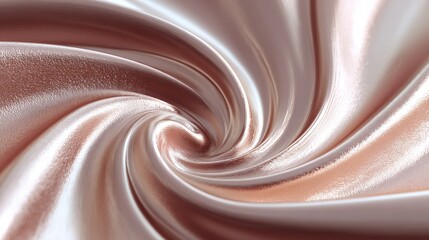 Poster - Swirling abstract texture in shades of metallic rose and silver.