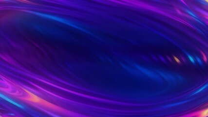Wall Mural - abstract wave motion background loop with flowing purple, pink & blue gradient streaks. dynamic neon