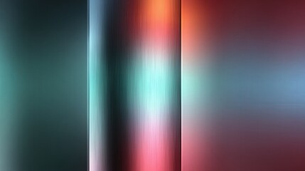 Poster - Abstract artwork with vibrant colors and vertical lines creating a modern aesthetic.
