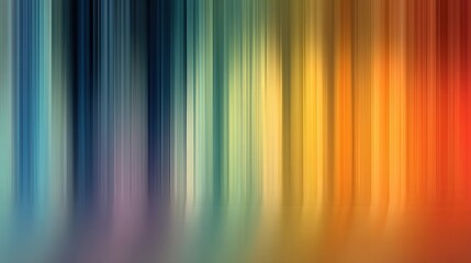 Poster - Abstract gradient stripes in vibrant colors creating a visually striking background.