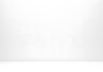 Poster - Minimalist White Studio Background, clean empty room perfect for product display and design elements