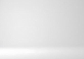 Poster - Minimalist White and Grey Gradient Background Perfect for Product Presentation and Web Design