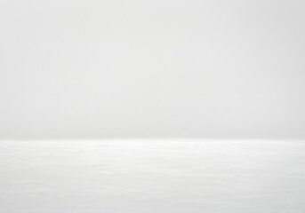 Poster - Serene White Textured Horizon Background for Clean Minimalist Design and Product Presentation