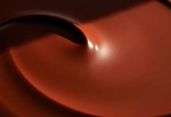 close up of a brown object with a black handle