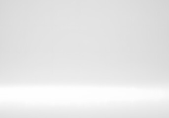 Poster - White Studio Background with Subtle Gradient, Minimalist Backdrop, Ideal for Product Presentation and Clean Designs