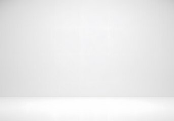 Poster - White studio background, clean and seamless empty space perfect for product display and presentations