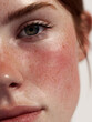 © NNS Studio - Freckles Portrait Beauty Face Skin Eyes Natural Makeup Closeup Expression Youthful Female Health Glow Cosmetics Features Realistic Emotion Young Serene Clear Smooth Detail Color Vibrant Model