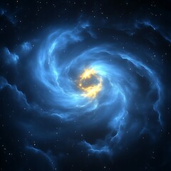 Wall Mural - spiral nebula, cosmic vortex, swirling galaxy