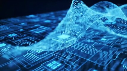 Poster - Abstract Visualization of Circuit Board Technology
