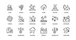 © hafid - Minimalist Icons of Natural Disasters with Editable Stroke
