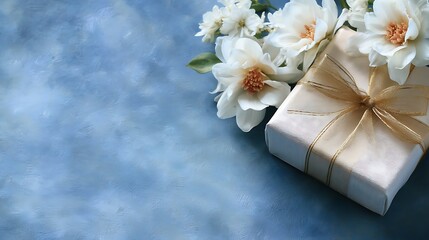 Aufkleber - Elegant gift with copy space