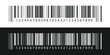 © StockSpectrum - Barcode and QR code labels for scanning, retail store product ID labeling stickers. Pricing tags, serial number badges, inventory barcodes, package tracking codes vector in eps 10.
