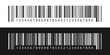 © StockSpectrum - Barcode set, multiple barcodes collection, black and white barcode design, product labeling, inventory tracking in eps 10.