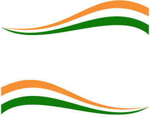 Fototapete - india ribbon element flag vector design