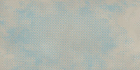 retro sky pattern on old paper texture. raster halftone vintage clouds. vector eps10