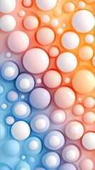 Poster - Abstract Pastel Circles Background
