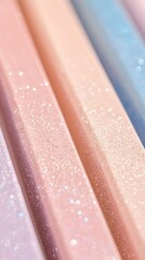 Poster - Abstract Pastel Glitter Lines Background