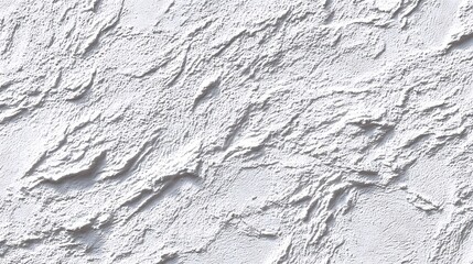Poster - White textured plaster background, abstract rough surface with uneven relief, bumps, and shadows, decorative stucco wall pattern or putty detail