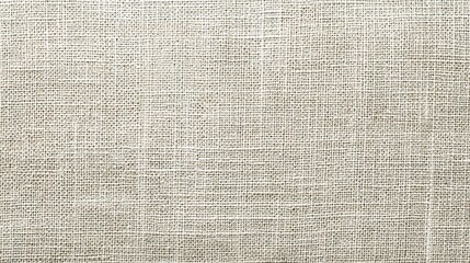 Poster - Woven Linen Background in Off-White Color with Subtle Texture
