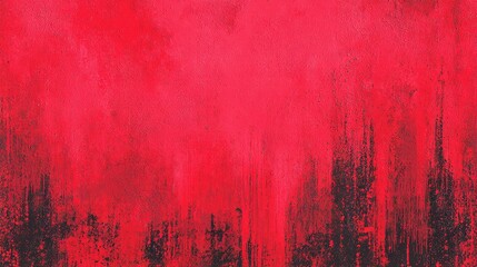 Poster - Textured Crimson and Red Background with Paint Stroke Details