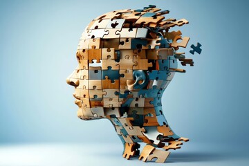 the head's anatomy can be viewed as interlocking puzzle segments.