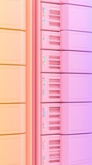 Poster - Pink Pastel Servers in Data Center