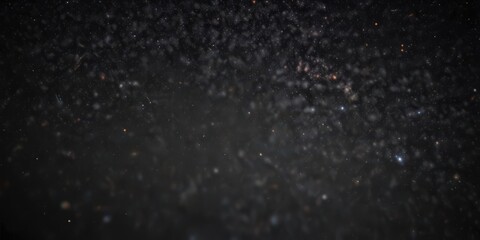 Wall Mural - dark canvas sprinkled with vibrant, glittering stars , black background, sparkle