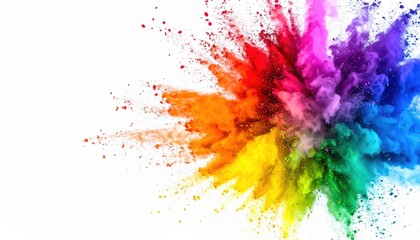 Poster - Vibrant color explosion studio digital artwork abstract environment close-up view creative concept for eye-catching visuals