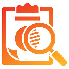 Poster - Transparency Glyph Gradient Icon