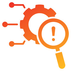Poster - Root Cause Glyph Gradient Icon