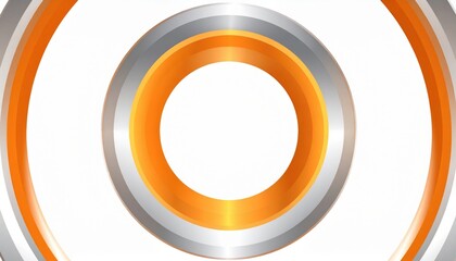 Poster - Dynamic circular design abstract art digital graphics modern aesthetics creative visuals minimalist style