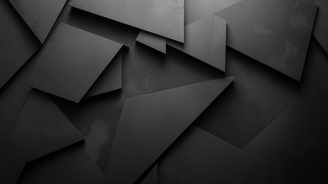 black minimalist abstract geometric background