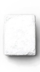 Poster - White Rectangular Block on White Background