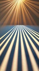 Poster - Soft Golden Light Rays on Textured Surface