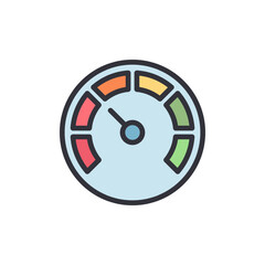 Poster - Stylish Performance Indicator Icon Design for Efficiency Tracking Needs