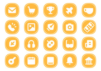 Poster - Modern Responsive Glyph Icons Element
