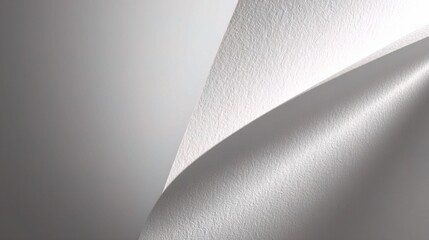 Poster - crisp clean white backdrop with subtle paper grain texture