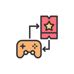 Poster - Digital gaming interaction and reward system, connecting through virtual play