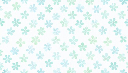 Poster - Delicate floral patterns nature graphic design soft color palette aesthetic background visual art concept